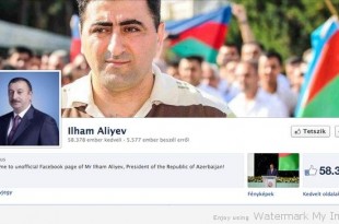 La finta pagina Facebook del presidente dell'Azerbaijan Ilham Alyev