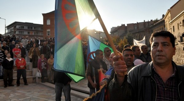 Protesta Rom a Miskolc