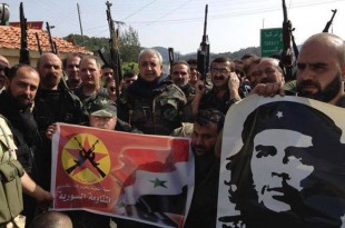 Guerra in Siria, la milizia di Assad che si ispira a Che Guevara