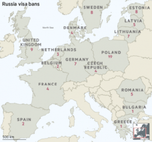 russia visa bans