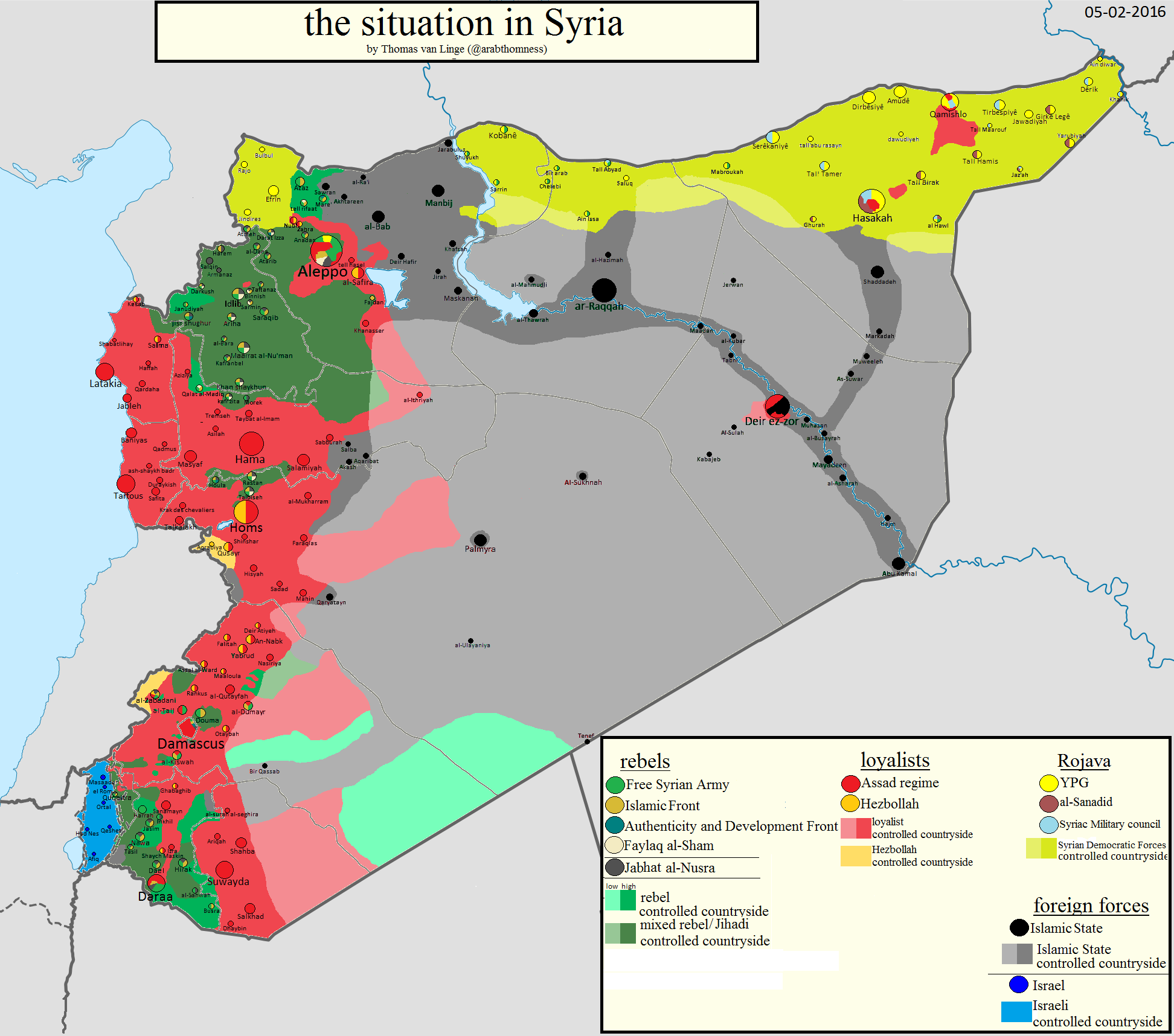 La guerra in Siria oggi. Un riassunto della situazione