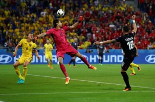 Euro 2016 Romania Albania Sadiku