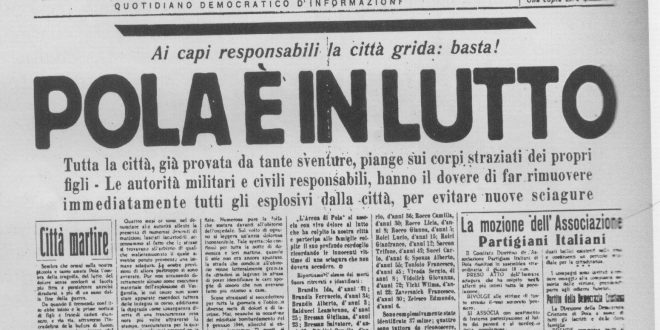 La strage dimenticata di Pola, 70 anni dopo