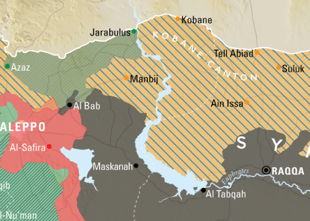 Mappa al-Bab Raqqa