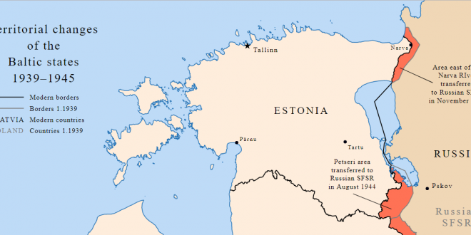 Confine Conteso Estonia Russia