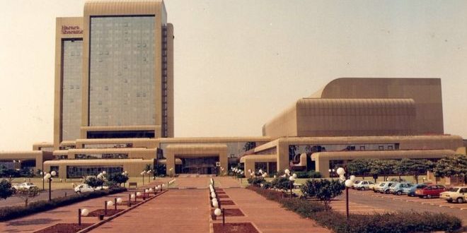 Il Centro congressi e Sheraton Hotel di Harare, Zimbabwe