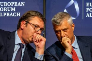 Incontro fra Thaçi e Vučić