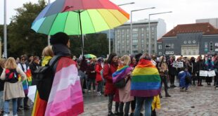 manifestazione lgbt a Tallinn