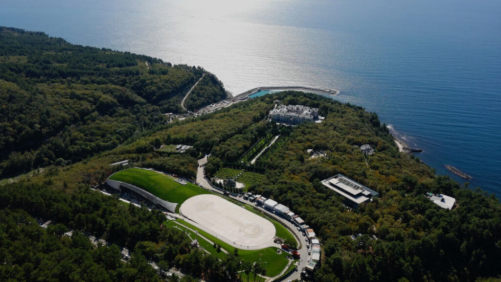 Palazzo putin vista sul mare