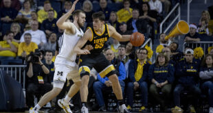 Luka Garza in azione con la canotta di Iowa State