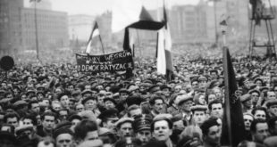 Manifestazione in sostegno dell'Ungheria invasa da Chruščëv