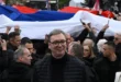 Vucic alla manifestazione
